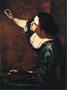 Artemisia  Gentileschi Allegory of Painting Spain oil painting artist
